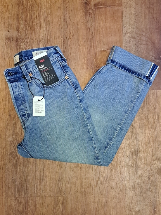 Levi's Denim - Levi's Selvedge 501 Crop Womens Jeans Size 28 NWT